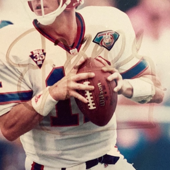 Buffalo Bills Jim Kelly Signed Autographed Photo Plaque Quarterback Certificate - Picture 2 of 16